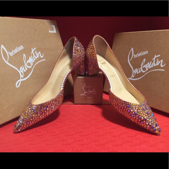 *SOLD* Louboutin Swarovski Strass 60mm heels - Picture 2 of 12